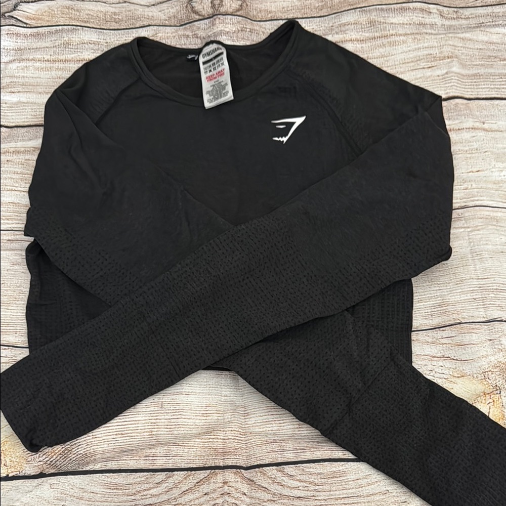 Gymshark Jet Black Performance Top